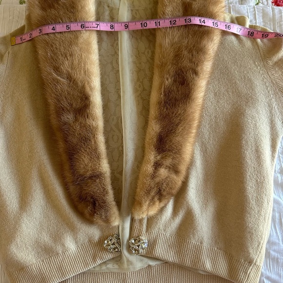 Vintage mink/ cashmere Cardigan - Picture 9 of 9